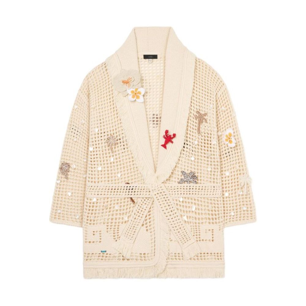 Alanui Women's Where The Waves Begins Cotton Cardigan